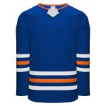 Athletic Knit H8000-411 Select Hockey Jersey - Royal/White/Orange - Primary