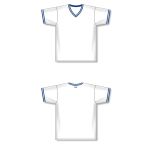 Athletic Knit V1333-207 Volleyball Jersey - White/Royal - Full