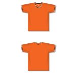 Athletic Knit V1333-330 Volleyball Jersey - Orange/Black/White - Full