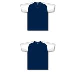 Athletic Knit V1375-216 Volleyball Jersey - Navy/White - Full