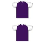 Athletic Knit V1375-220 Volleyball Jersey - Purple/White - Full