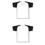 Athletic Knit V1375-222 Volleyball Jersey - White/Black - Full