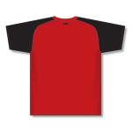 Athletic Knit V1375-264 Volleyball Jersey - Red/Black - Rear
