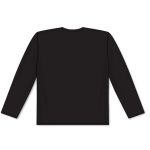 Athletic Knit V1900-001 Volleyball Long Sleeve Shirt - Black - Rear
