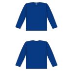 Athletic Knit V1900-002 Volleyball Long Sleeve Shirt - Royal - Full