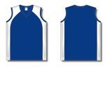 Athletic Knit V601L-206 Women's Volleyball Jersey - Royal/White - Full