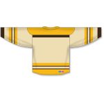Athletic Knit H550B-BOS382B Pro Hockey Jersey - 2024 Boston Alt Sand - Rear
