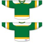 Athletic Knit H550B-MIN863B Pro Hockey Jersey - 2022 Minnesota Reverse Retro Kelly - Full