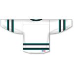 Athletic Knit H550B-SAN721B Pro Hockey Jersey - 2022 San Jose White - Rear