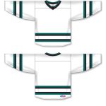 Athletic Knit H550B-SAN721B Pro Hockey Jersey - 2022 San Jose White - Full
