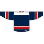 Athletic Knit H550B-WAS687B Pro Hockey Jersey - 2021 Washington Alt Navy - Rear