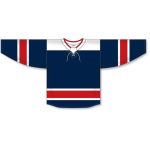 Athletic Knit H550B-WAS687B Pro Hockey Jersey - 2021 Washington Alt Navy - Front