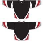 Athletic Knit H550C-BUF702C Pro Hockey Jersey - 2022 Buffalo Alt Black - Full