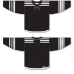 Athletic Knit H550C-NJE895C Pro Hockey Jersey - 2021 New Jersey Alt Black - Full