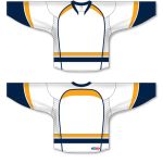 Athletic Knit H550D-NAS874D Pro Hockey Jersey - 2013 Nashville White - Full