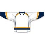 Athletic Knit H550D-NAS874D Pro Hockey Jersey - 2013 Nashville White - Front