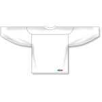 Athletic Knit H6100-217 League Hockey Jersey - White/Navy - Rear