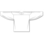 Athletic Knit H6100-217 League Hockey Jersey - White/Navy - Front