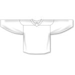 Athletic Knit H6250-000 Practice Hockey Jersey - White - Front