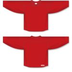 Athletic Knit H6250-005 Practice Hockey Jersey - Red - Full