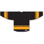 Athletic Knit H6400-212 League Hockey Jersey - Black/Gold - Rear