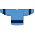 Athletic Knit H6400-232 League Hockey Jersey - Sky/Navy - Rear