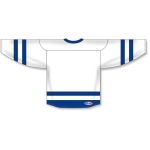 Athletic Knit H6500-207 League Hockey Jersey - White/Royal - Rear