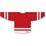 Athletic Knit H6500-208 League Hockey Jersey - Red/White - Rear