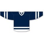 Athletic Knit H6500-216 League Hockey Jersey - Navy/White - Front