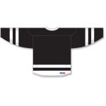 Athletic Knit H6500-221 League Hockey Jersey - Black/White - Rear