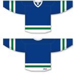 Athletic Knit H6500-413 League Hockey Jersey - Royal/White/Kelly - Full