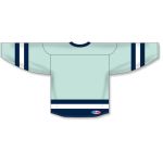Athletic Knit H6500-421 League Hockey Jersey - Ice Blue/Navy/White - Rear