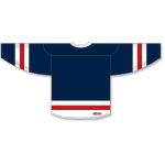 Athletic Knit H6500-764 League Hockey Jersey - Navy/White/Red - Rear
