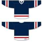 Athletic Knit H6500-764 League Hockey Jersey - Navy/White/Red - Full