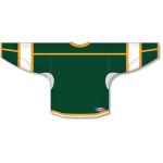 Athletic Knit H7000-439 Select Hockey Jersey - Dark Green/White/Gold - Rear