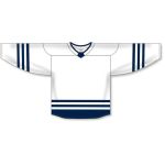 Athletic Knit H8000-217 Select Hockey Jersey - White/Navy - Front