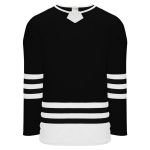 Athletic Knit H8000-221 Select Hockey Jersey - Black/White - Primary