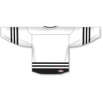Athletic Knit H8000-222 Select Hockey Jersey - White/Black - Rear