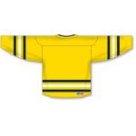 Athletic Knit H8000-255 Select Hockey Jersey - Maize/Navy/White - Rear
