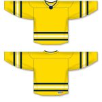 Athletic Knit H8000-255 Select Hockey Jersey - Maize/Navy/White - Full