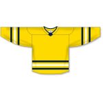 Athletic Knit H8000-255 Select Hockey Jersey - Maize/Navy/White - Front