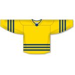 Athletic Knit H8000-257 Select Hockey Jersey - Maize/Royal - Front