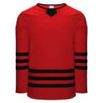 Athletic Knit H8000-264 Select Hockey Jersey - Red/Black - Primary