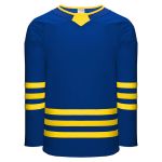 Athletic Knit H8000-267 Select Hockey Jersey - Royal/Maize - Primary