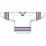 Athletic Knit H8000-335 Select Hockey Jersey - White/Royal/Red - Front