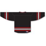 Athletic Knit H8000-348 Select Hockey Jersey - Black/Red/White - Rear