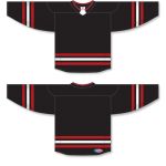 Athletic Knit H8000-348 Select Hockey Jersey - Black/Red/White - Full