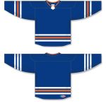 Athletic Knit H8000-411 Select Hockey Jersey - Royal/White/Orange - Full