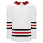 Athletic Knit H8000-415 Select Hockey Jersey - White/Black/Red - Primary