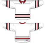 Athletic Knit H8000-415 Select Hockey Jersey - White/Black/Red - Full